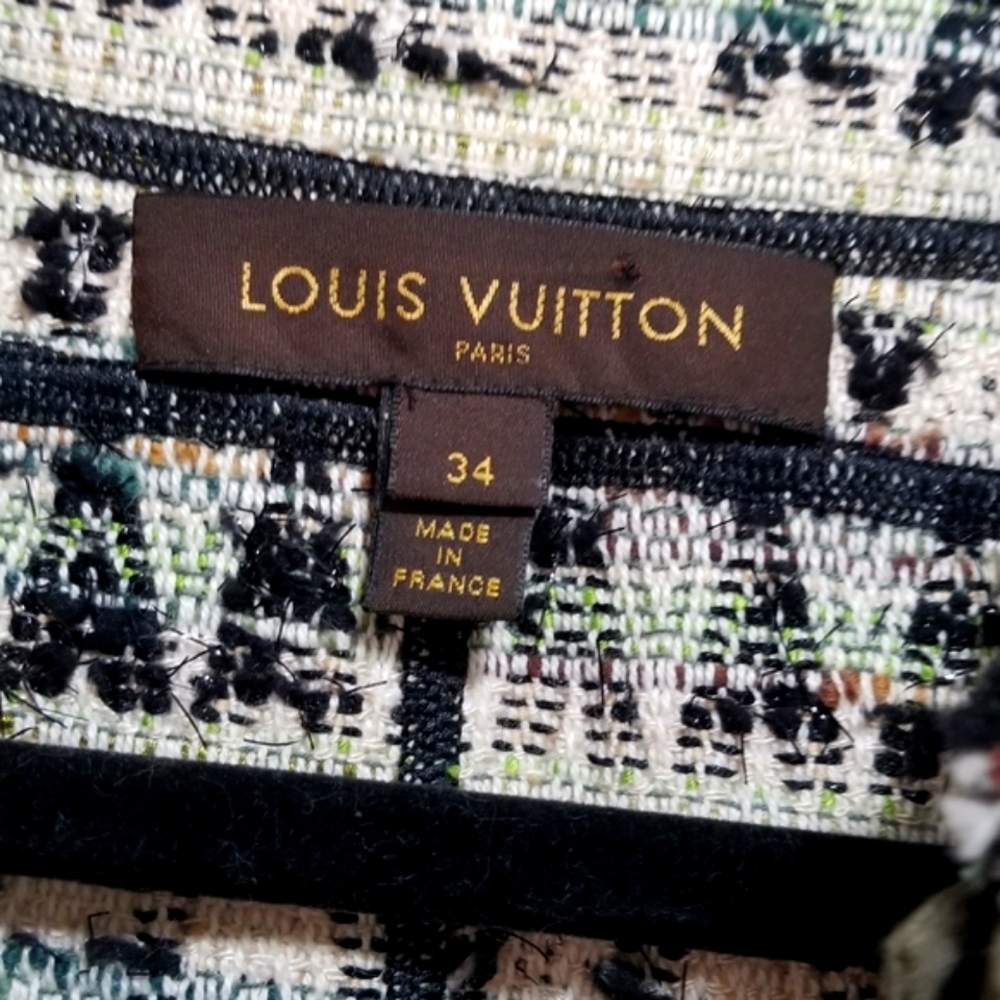 🆕️ Louis Vuitton Tweed Cropped Jacket Runway 2010. Size: 34 IT 0 US. - Picture 15 of 17
